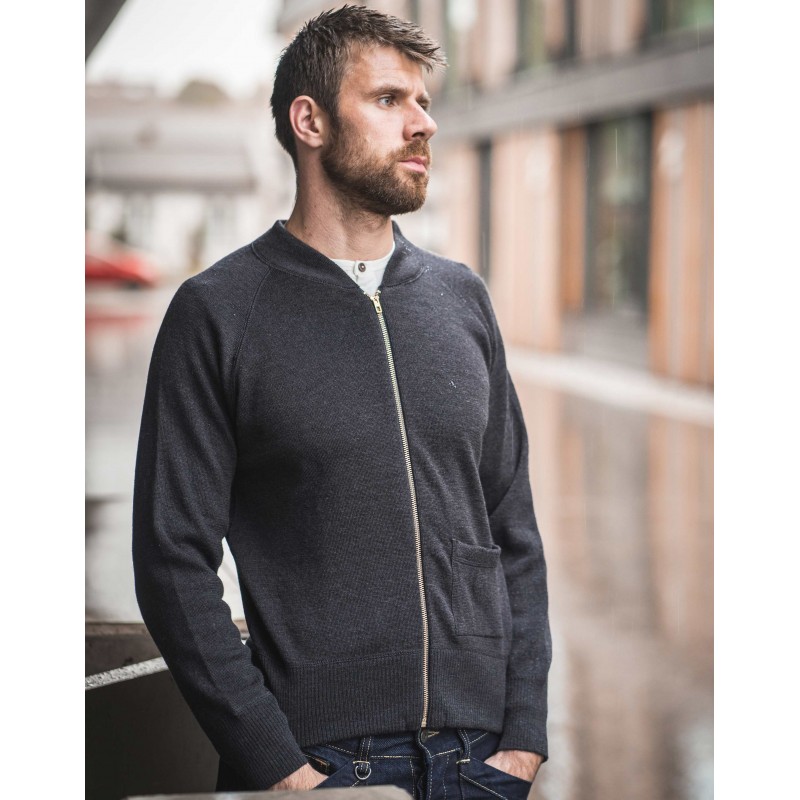 1943 C2 Merino Wool Sweater Grey Vest - Pike...