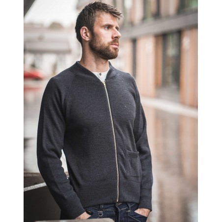 Gilet 1943 C2 laine merinos Sweater Grey - Pike Brothers