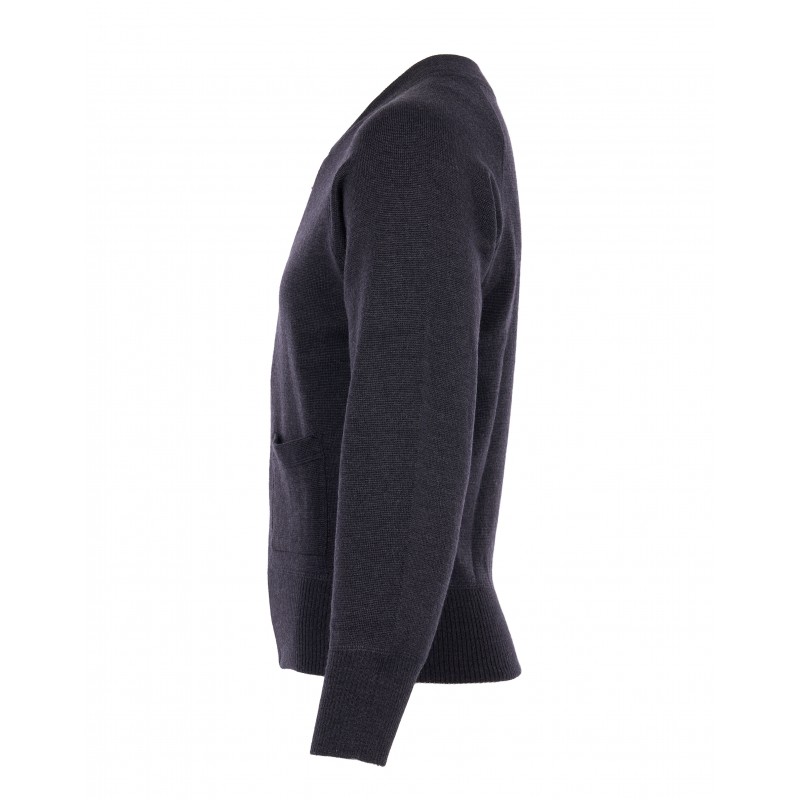 1943 C2 Merino Wool Sweater Grey Vest - Pike...