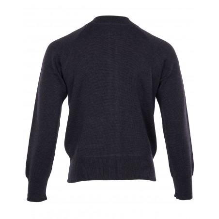 Gilet 1943 C2 laine merinos Sweater Grey - Pike Brothers