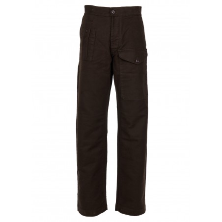 Englische Hose - 1952 Pattern Trousers Moleskin soil brown – Pike Brothers