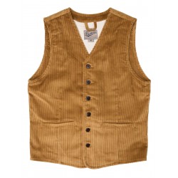 Gilet Velours 1905 Hauler Vest Goliath Cord Mustard -...