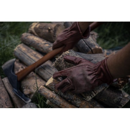 Lederhandschuhe Cognac - Leather Classic Gloves Barebones Living
