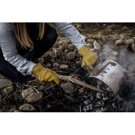 Gants Cuir Jaune - Leather Classic Gloves Natural Barebones Living