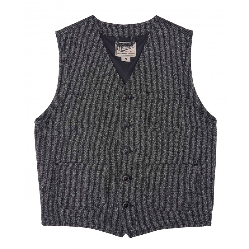 Weste 1937 Roamer Vest French Asphalt - Pike...