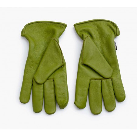 Handschuhe aus olivgrünem Leder - Leather Classic Gloves Natural Barebones Living