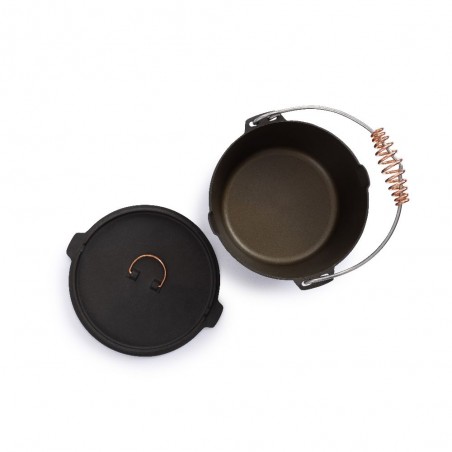 Marmite en fonte hollandaise polie - CAST IRON DUTCH OVEN POLISHED 4QT 25CM - 3,8L