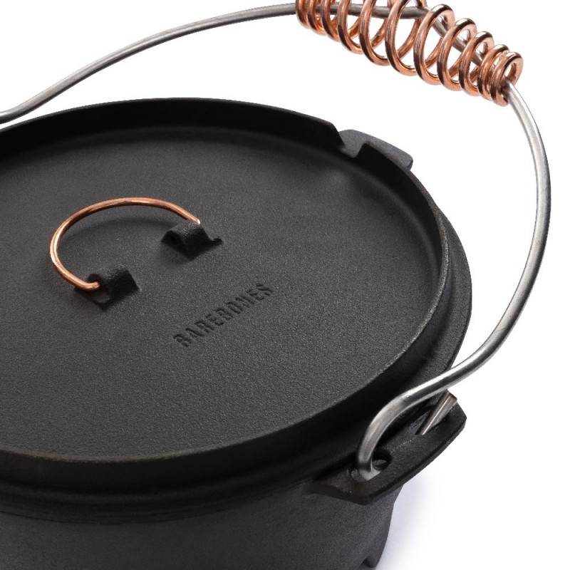 Polierter gusseiserner Dutch Oven - CAST IRON...