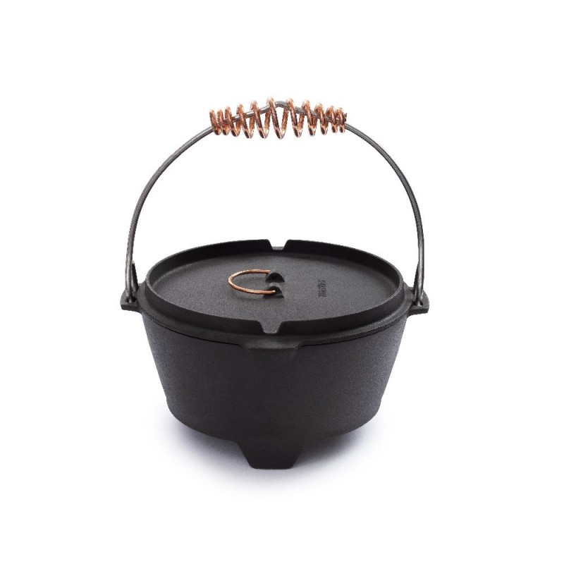 Polished Cast Iron Dutch Oven - CAST IRON DUTCH...