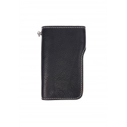 Zwartleren portemonnee - 1937 Roamer Wallet seal black... 2