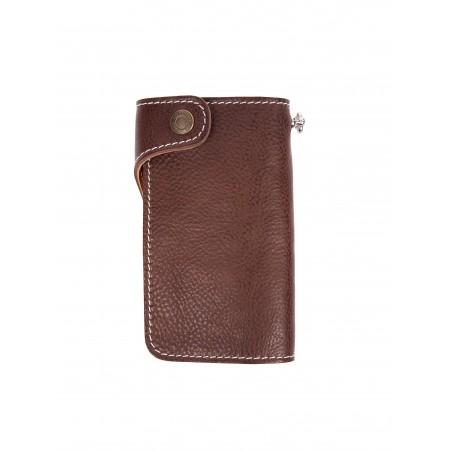 Bruinleren portemonnee - 1937 Roamer Wallet seal brown Pike Brothers