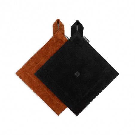 Topfhandschuh schwarz – LEATHER HOT PAD BLACK – Barebones Living
