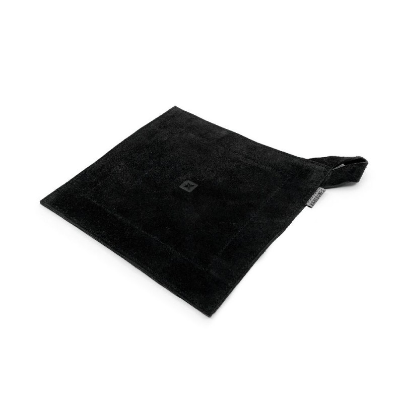Topfhandschuh schwarz – LEATHER HOT PAD BLACK –...