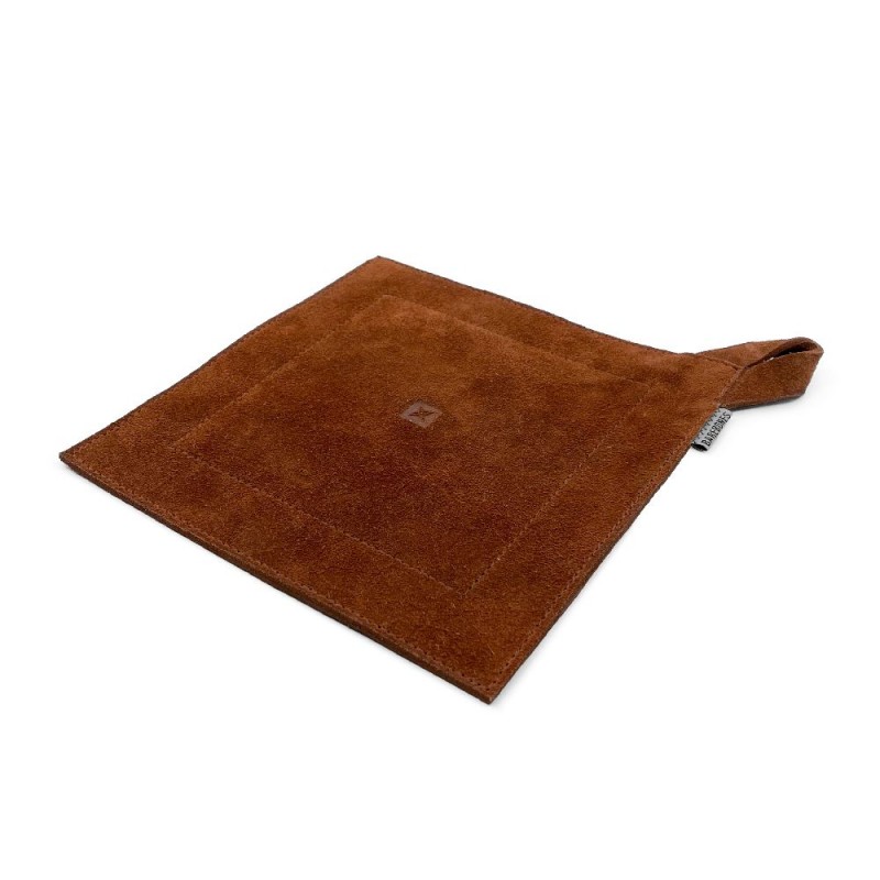 Terracotta Oven Mitt - LEATHER HOT PAD...