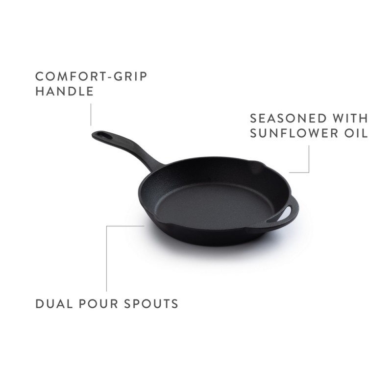 Gusseisenpfanne 25cm - CAST IRON SKILLET -...