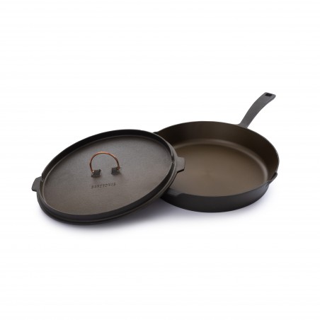 Gusseisenpfanne All-in-One 30cm CAST IRON SKILLET 12" ALL-IN-ONE - Barebones Living