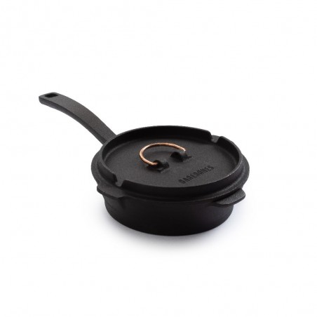 All-in-one 15cm cast iron skillet CAST IRON SKILLET 6" - Barebones Living