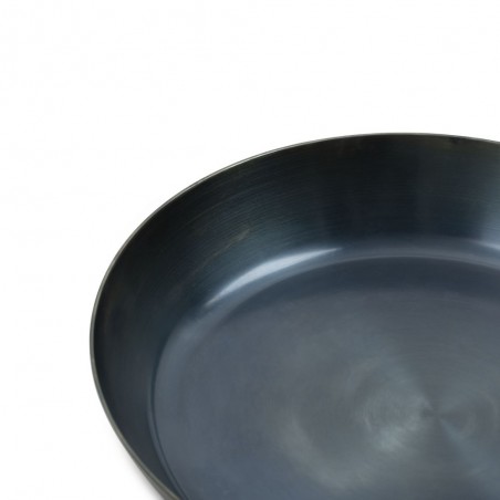 22cm Blue Carbon Steel Skillet - BLUE CARBON STEEL SKILLET 9" - Barebones Living