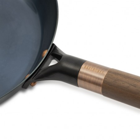 22cm Blue Carbon Steel Skillet - BLUE CARBON STEEL SKILLET 9" - Barebones Living