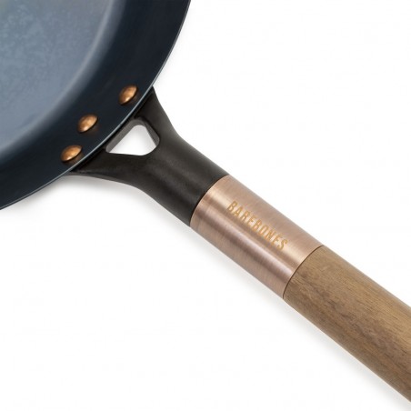 30cm Blue Carbon Steel Skillet - BLUE CARBON STEEL SKILLET 12" - Barebones Living