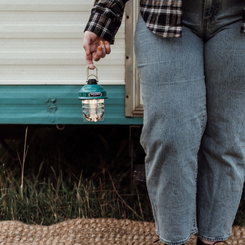 Portable USB LED Lantern Teal - Beacon Hanging...