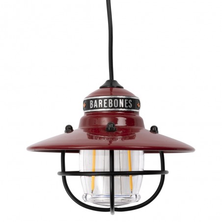 Lampe LED USB suspendue EDISON Rouge – USB Barebones Living
