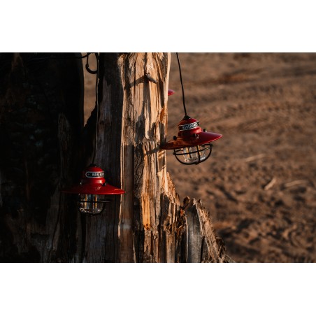 Lichterkette mit 3 LED-USB-Laternen hängend Edison Rot – Barebones Living
