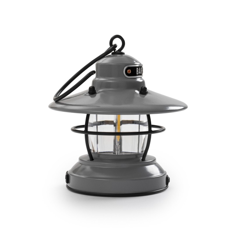 Mini LED Lantern 2AA or USB Hanging Edison Grey...