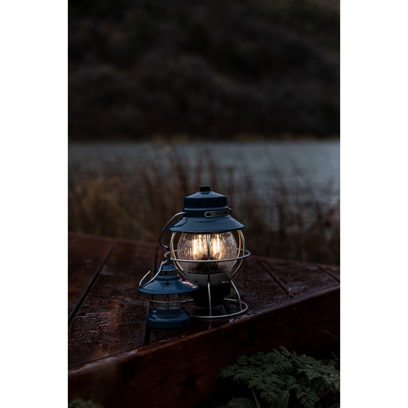Mini LED Lantern 2AA or USB Hanging Edison Blue...