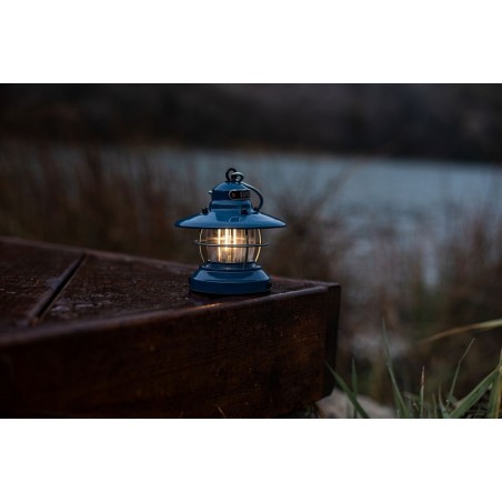 Mini LED Lantern 2AA or USB Hanging Edison Blue – Barebones Living