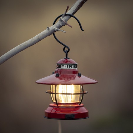 Mini-LED-Laterne 2AA oder USB hängend Edison Rot – Barebones Living