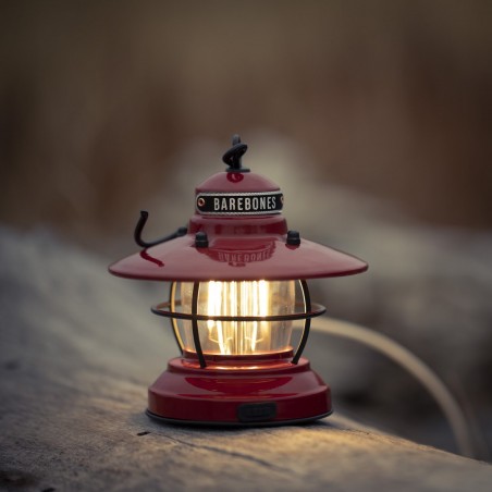 Mini-LED-Laterne 2AA oder USB hängend Edison Rot – Barebones Living
