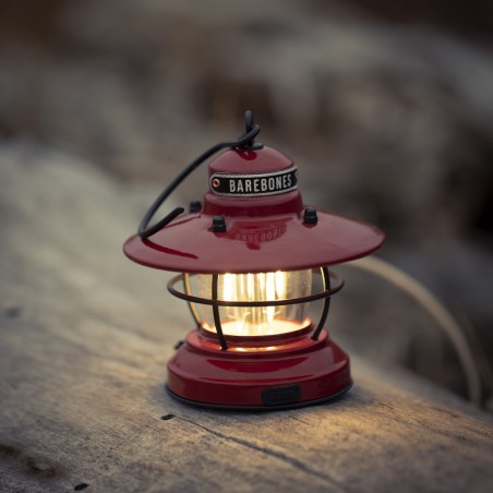 Mini-LED-Laterne 2AA oder USB hängend Edison Rot – Barebones Living