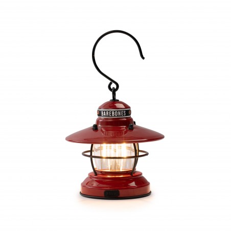 Mini LED Lantern 2AA or USB Hanging Edison Red – Barebones Living