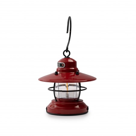 Mini Lanterne LED 2AA ou USB suspendue Edison Rouge – Barebones Living