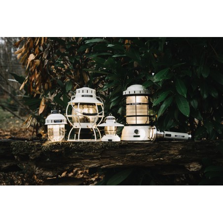 Mini Lanterne LED 2AA ou USB suspendue Edison Blanc Cassé – Barebones Living