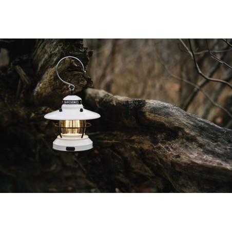 Mini Lanterne LED 2AA ou USB suspendue Edison Blanc Cassé – Barebones Living