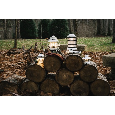 Mini Lanterne LED 2AA ou USB suspendue Edison Blanc Cassé – Barebones Living