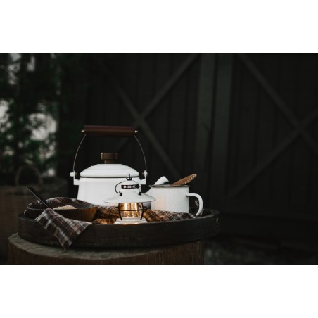 Mini Lanterne LED 2AA ou USB suspendue Edison Blanc Cassé – Barebones Living