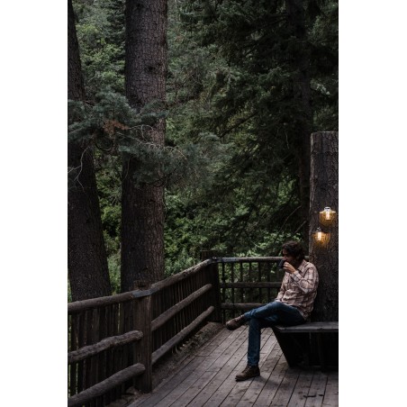Hanging USB LED OUTPOST Lamp Bronze – USB Barebones Living