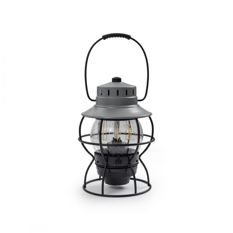 Vintage draagbare USB LED-lamp Spoorweg Grijs -...