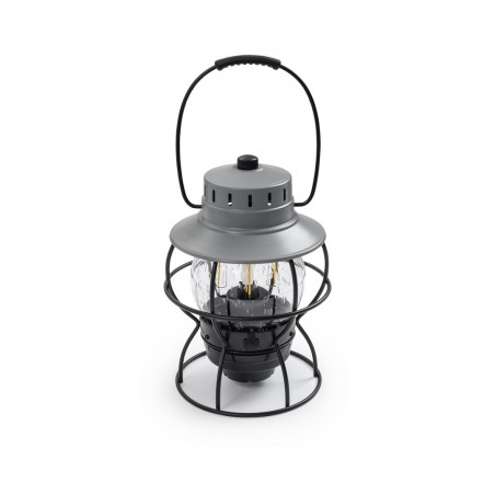 Vintage draagbare USB LED-lamp Spoorweg Grijs - Railroad Lantern Barebones Living