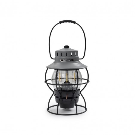 Vintage Portable USB LED Railroad Lantern Grey - Railroad Lantern Barebones Living
