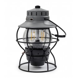 Vintage Portable USB LED Railroad Lantern Grey - Railroad...