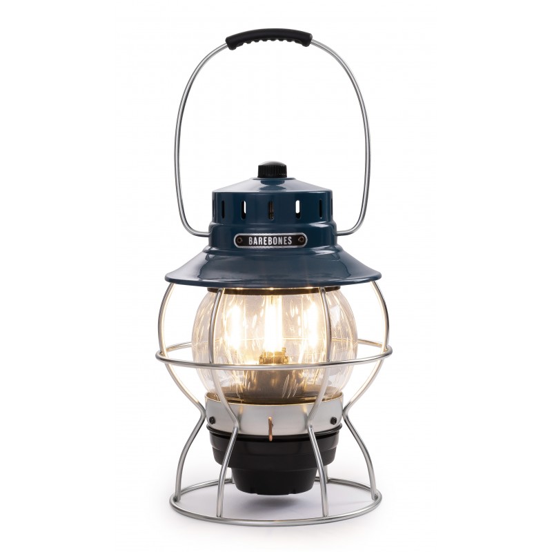 Vintage draagbare USB LED-lamp spoorweg blauw -...