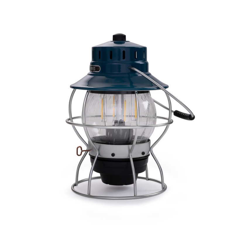 Vintage draagbare USB LED-lamp spoorweg blauw -...