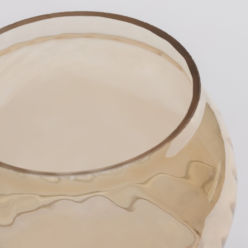RAUCHGLAS MIT WELLEN ERSATZGLAS...