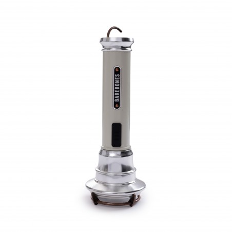 Vintage USB LED Flashlight Off-White - VINTAGE FLASHLIGHT WHITE - Barebones Living