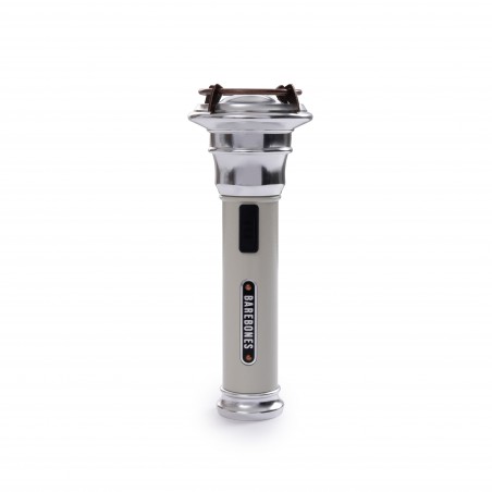 Vintage USB LED Flashlight Off-White - VINTAGE FLASHLIGHT WHITE - Barebones Living