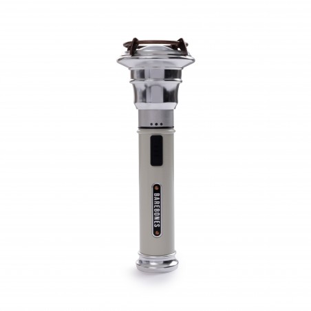 Vintage USB LED Flashlight Off-White - VINTAGE FLASHLIGHT WHITE - Barebones Living